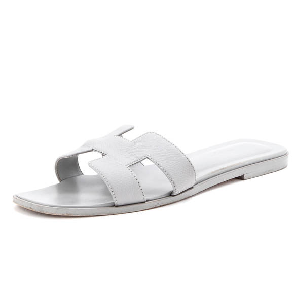 Hermes Women's Oran Sandals Leather - Picture 1 of 6
